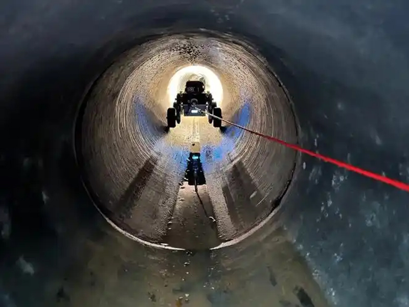 栖化新村管道检测