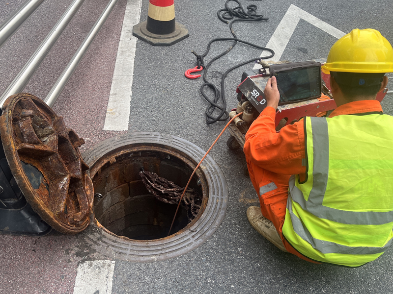 栖化新村市政管道内窥检测